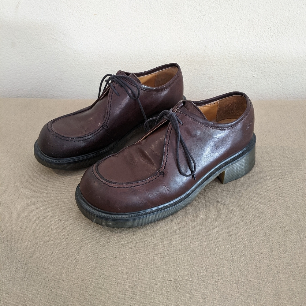 Dr. Martens 8669 Uk7 Brown Leather Shoes